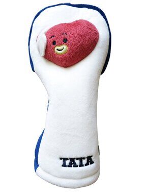NEW BTS BT21 Authentic GOLF TATA Hole In One Edition Plush Wood Hybrid Cover